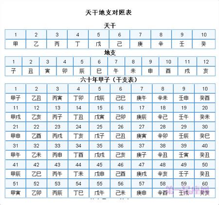 1986 天干地支|干支对照表